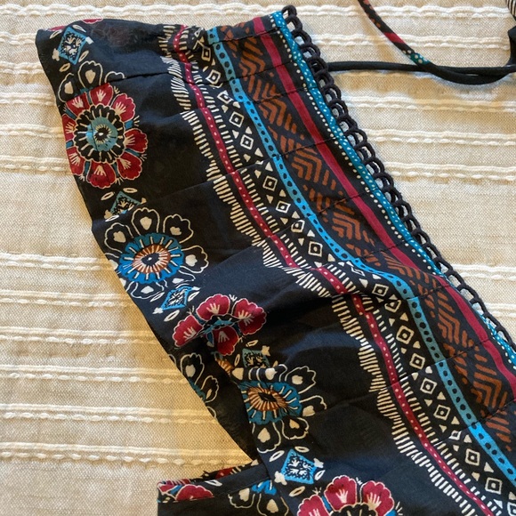 Anthropologie Deep V-Neck Plunge Mini Dress - Picture 7 of 9